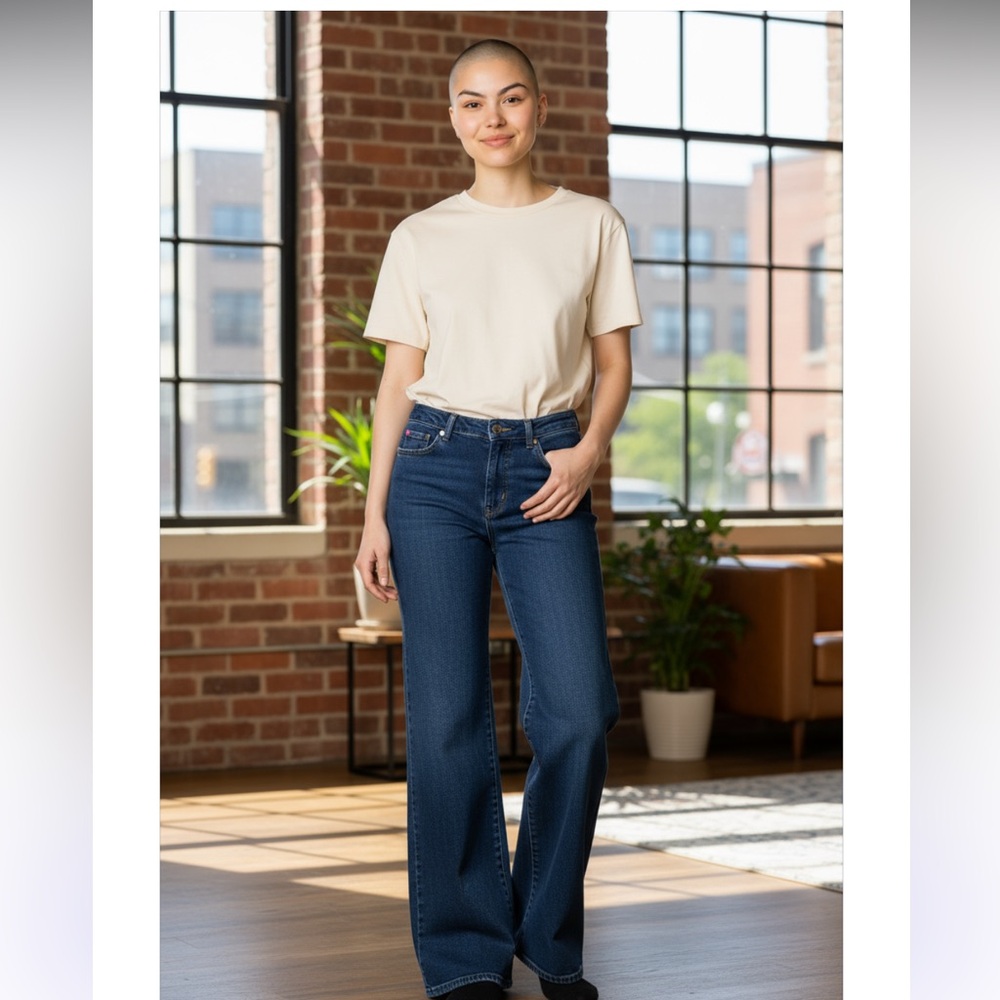 Pajama pants Women's blue denim Jeans